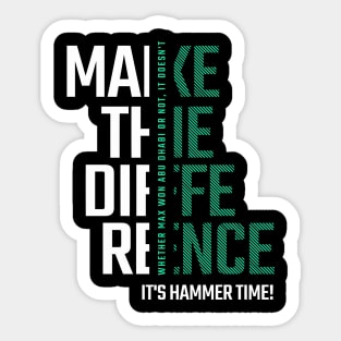 Lewis Hamilton - Hammer Time Sticker